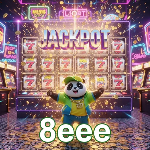 Jogador usando celular para jogar slots em 8eee