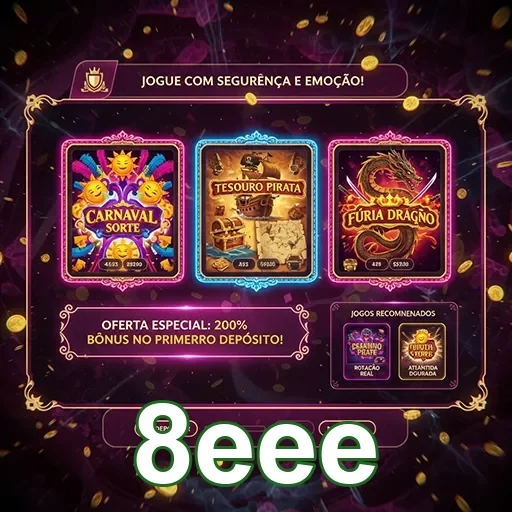 Imagem dos serviços de jogos VIP oferecidos pelo site 8eee.